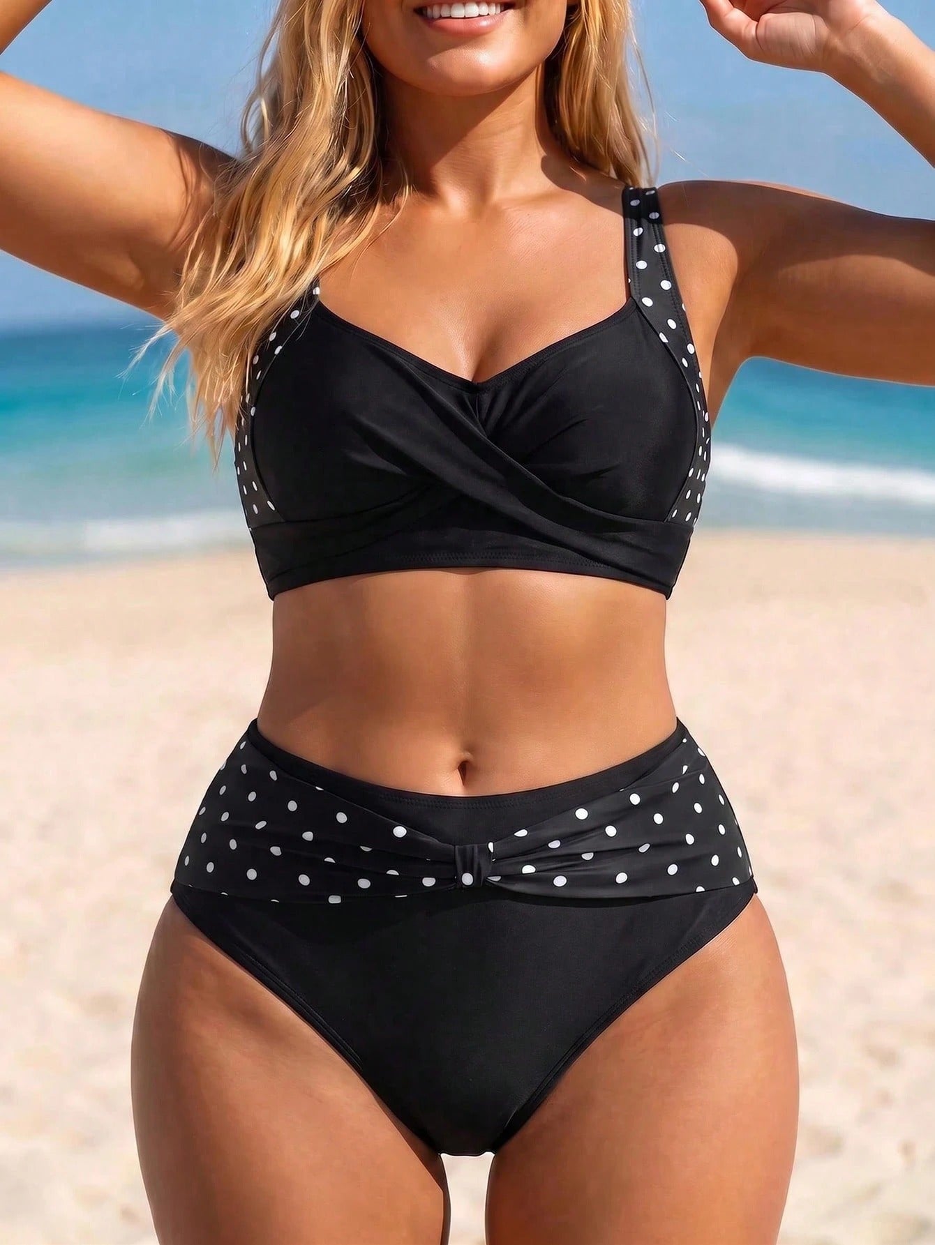 Biquíni Plus Size Cintura Alta Gabriela
