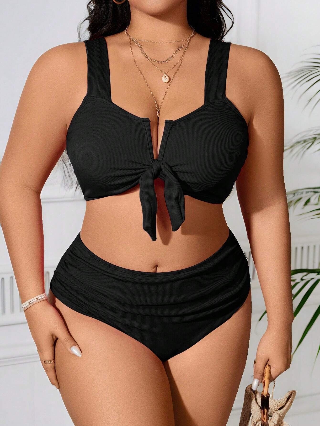 Biquíni Plus Size Cintura Alta Vanessa