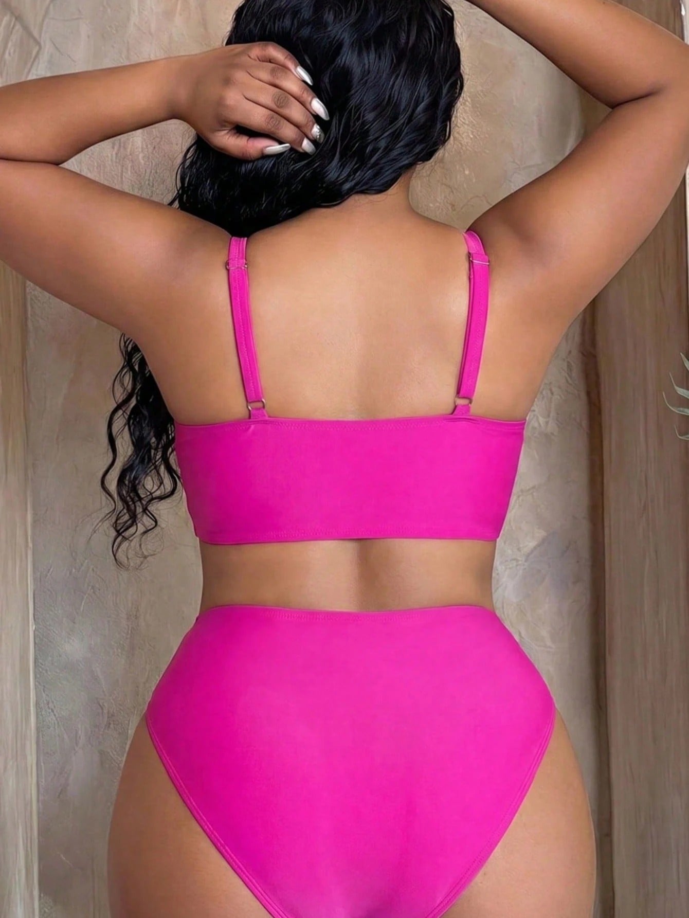 Biquíni Plus Size Cintura Alta Camila