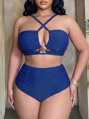 Biquíni Plus Size Cintura Alta Lorena
