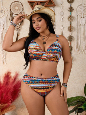 Biquíni Plus Size Cintura Alta Maitê