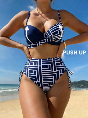Biquíni Plus Size Cintura Alta Natália