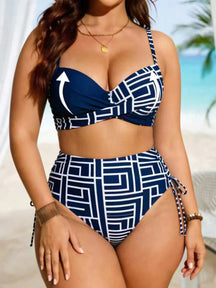 Biquíni Plus Size Cintura Alta Natália