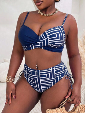 Biquíni Plus Size Cintura Alta Natália