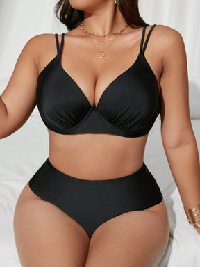 Biquíni Plus Size Cintura Alta Patrícia