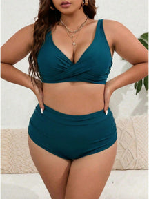 Biquíni Plus Size Cintura Alta Renata