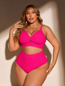 Biquíni Plus Size Cintura Alta Sofia