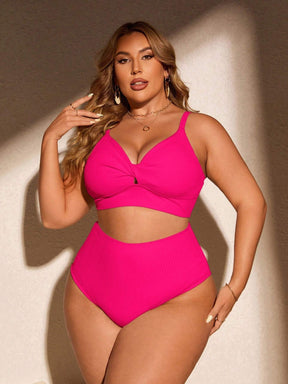 Biquíni Plus Size Cintura Alta Sofia