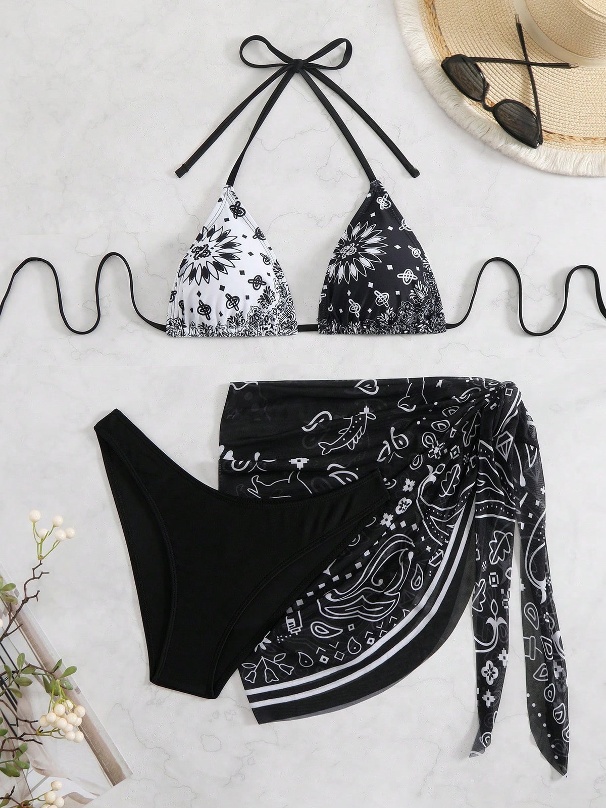 Conjunto de Biquíni Feminino Catarina
